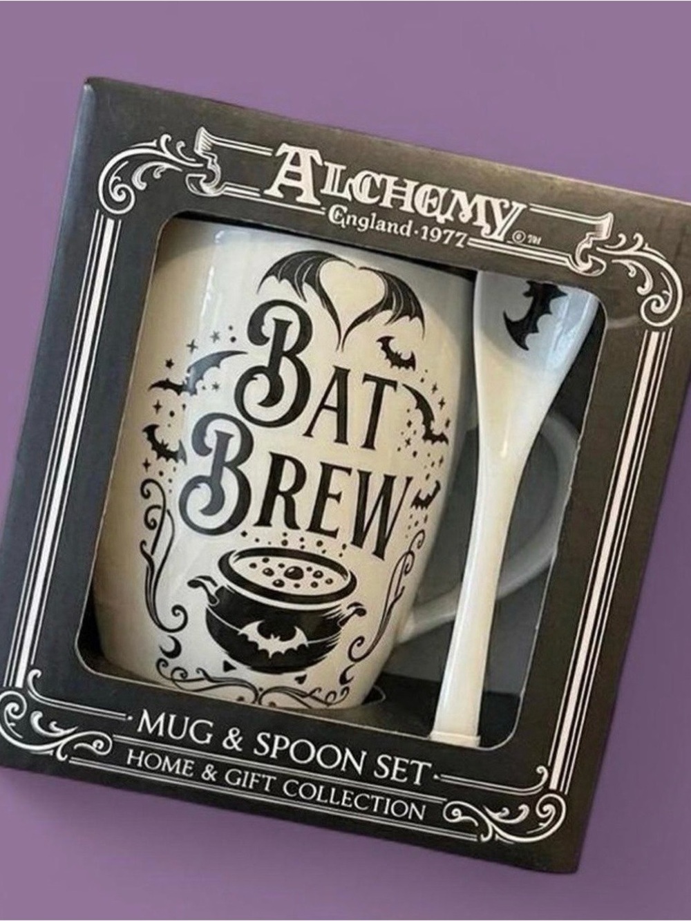Alchemy Bat Brew Mug and Spoon Set